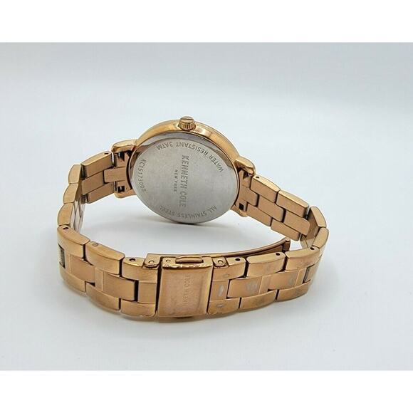 Ladies Kenneth Cole KC15173008 Pink MOP Rose Gold Quartz Watch New Battery - Picture 8 of 10